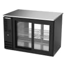 Beverage-Air BB48HC-GS-PT-B 48" Pass Thru Bar Refrigerator - 4 Sliding Glass Doors, Black, 115v thumbnail 3
