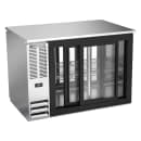 Beverage-Air BB48HC-GS-PT-S 48" Pass Thru Bar Refrigerator - 4 Sliding Glass Doors, Stainless, 115v thumbnail 2