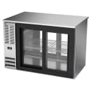 Beverage-Air BB48HC-GS-PT-S 48" Pass Thru Bar Refrigerator - 4 Sliding Glass Doors, Stainless, 115v thumbnail 3