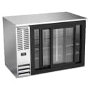 Beverage-Air BB48HC-GS-S 48" Bar Refrigerator - 2 Sliding Glass Doors, Stainless, 115v thumbnail 2