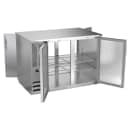 Beverage-Air BB48HC-PT-S 48" Pass Thru Bar Refrigerator - 4 Swinging Solid Doors, Stainless, 115v thumbnail 2
