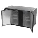Beverage-Air BB58HC-F-B 59" Bar Refrigerator - 2 Swinging Solid Doors, Black, 115v thumbnail 4