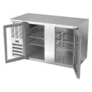 Beverage-Air BB58HC-FG-S 59" Bar Refrigerator - 2 Swinging Glass Doors, Stainless, 115v thumbnail 4