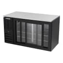 Beverage-Air BB58HC-F-GS-B 59" Bar Refrigerator - 2 Sliding Glass Doors, Black, 115v thumbnail 4