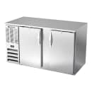 Beverage-Air BB58HC-F-S 59" Bar Refrigerator - 2 Swinging Solid Doors, Stainless, 115v thumbnail 3