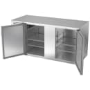 Beverage-Air BB68HC-F-S 69" Bar Refrigerator - 2 Swinging Solid Doors, Stainless, 115v thumbnail 4