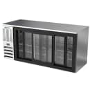 Beverage-Air BB72HC-GS-S 72" Bar Refrigerator - 3 Sliding Glass Doors, Stainless, 115v thumbnail 4