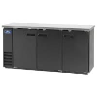 Beverage-Air BBN72HC-PT-B 72" Bar Refrigerator - 6 Swinging Solid Doors, Black, 115v thumbnail 5
