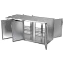 Beverage-Air BB72HC-PT-S 72" Pass Thru Bar Refrigerator - 6 Swinging Solid Doors, Stainless, 115v thumbnail 4