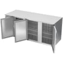 Beverage-Air BB78HC-F-S 79" Bar Refrigerator - 3 Swinging Solid Doors, Stainless, 115v thumbnail 4