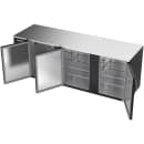 Beverage-Air BB94HC-B 95" Bar Refrigerator - 3 Swinging Solid Doors, Black, 115v thumbnail 4