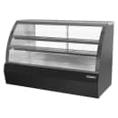 Beverage-Air CDR6HC-1-B 73 11/16" Full Service Deli Case w/ Curved Glass - (3) Levels, 120v thumbnail 2