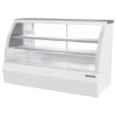 Beverage-Air CDR6HC-1-W 73-11/16" Full Service Deli Case w/ Curved Glass - (3) Levels, 120v thumbnail 2