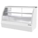 Beverage-Air CDR6HC-1-W-D 73-11/16" Full Service Dry Deli Case w/ Curved Glass - (3) Levels, 120v thumbnail 2