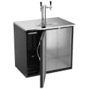 Beverage-Air DDN36HC-B 36" Kegerator Beer Dispenser w/ (1) 1/2 Keg Capacity - (1) Column, Black, 115v thumbnail 2