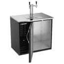 Beverage-Air DDN36HC-B 36" Kegerator Beer Dispenser w/ (1) 1/2 Keg Capacity - (1) Column, Black, 115v thumbnail 2