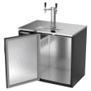 Beverage-Air DDN36HC-B 36" Kegerator Beer Dispenser w/ (1) 1/2 Keg Capacity - (1) Column, Black, 115v thumbnail 4