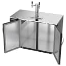 Beverage-Air DDN48HC-B 48" Kegerator Beer Dispenser w/ (2) 1/2 Keg Capacity - (1) Column, Black, 115v thumbnail 4