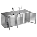 Beverage-Air DD78HC-S 79" Kegerator Beer Dispenser w/ (4) Keg Capacity - (2) Column, Stainless, 115v thumbnail 2