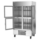 Beverage-Air HBR44HC-1-HG 47" Two Section Reach In Refrigerator, (4) Left/Right Hinge Glass Doors, 115v thumbnail 2