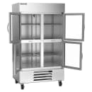 Beverage-Air HBR44HC-1-HG 47" Two Section Reach In Refrigerator, (4) Left/Right Hinge Glass Doors, 115v thumbnail 4