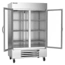 Beverage-Air HBR49HC-1-G 52" Two Section Reach In Refrigerator, (2) Left/Right Hinge Glass Doors, 115v thumbnail 4