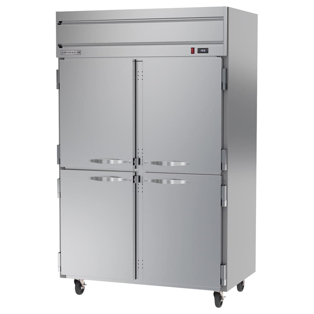 Beverage-Air HF2HC-1HS 52" Horizon Series Two Section Reach In Freezer, (4) Left/Right Hinge Solid Doors, 115v