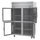 Beverage-Air HFP2HC-1HG 52" Horizon Series Two Section Reach In Freezer, (4) Left/Right Hinge Glass Doors, 115v thumbnail 2