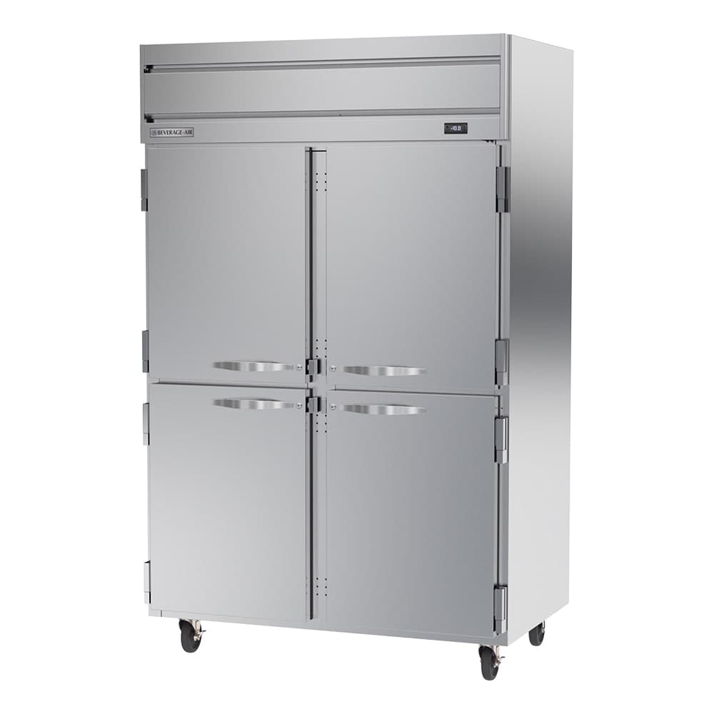 Beverage-Air HFP2HC-1HS 52" Horizon Series Two Section Reach In Freezer, (4) Left/Right Hinge Solid Doors, 115v