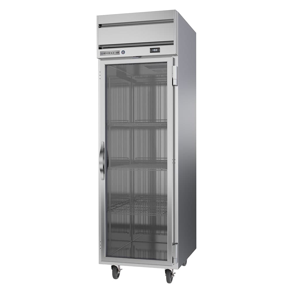 Beverage-Air HFPS1HC-1G 26" Horizon Series One Section Reach In Freezer, (1) Right Hinge Glass Door, 115v