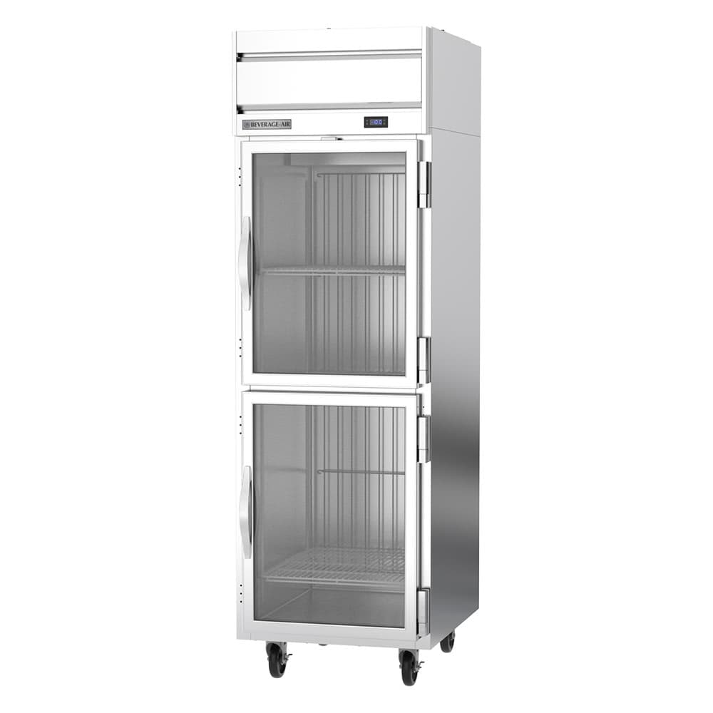 Beverage-Air HFPS1HC-1HG 26" Horizon Series One Section Reach In Freezer, (2) Right Hinge Glass Doors, 115v