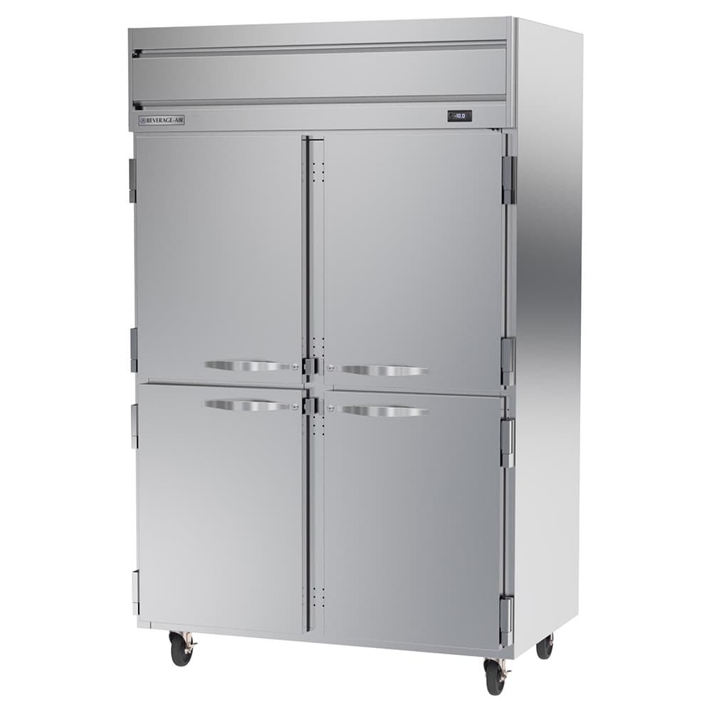 Beverage-Air HFPS2HC-1HS 52" Horizon Series Two Section Reach In Freezer, (4) Left/Right Hinge Solid Doors, 115v