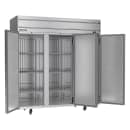 Beverage-Air HFPS3HC-1S 78" Horizon Series Three Section Reach In Freezer, (3) Left/Right Hinge Solid Doors, 115v thumbnail 4