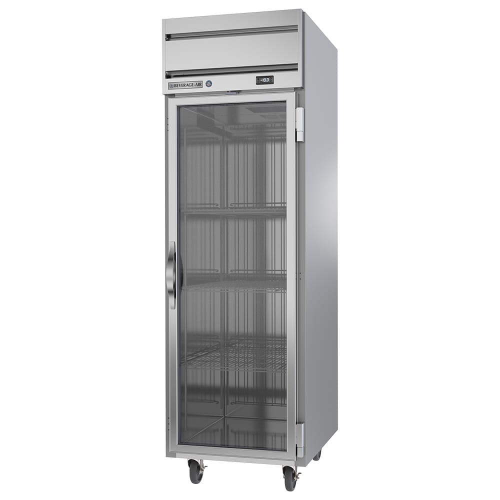 Beverage-Air HFS1HC-1G 26" Horizon Series One Section Reach In Freezer, (1) Right Hinge Glass Door, 115v