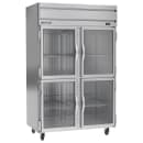 Beverage-Air HFS2HC-1HG 52" Horizon Series Two Section Reach In Freezer, (4) Left/Right Hinge Glass Doors, 115v thumbnail 3