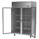Beverage-Air HR2HC-1G 52" Two Section Reach In Refrigerator, (2) Left/Right Hinge Glass Doors, 115v thumbnail 2