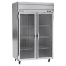 Beverage-Air HR2HC-1G 52" Two Section Reach In Refrigerator, (2) Left/Right Hinge Glass Doors, 115v thumbnail 3