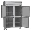 Beverage-Air HR2HC-1HS 52" Two Section Reach In Refrigerator, (4) Left/Right Hinge Solid Doors, 115v thumbnail 4