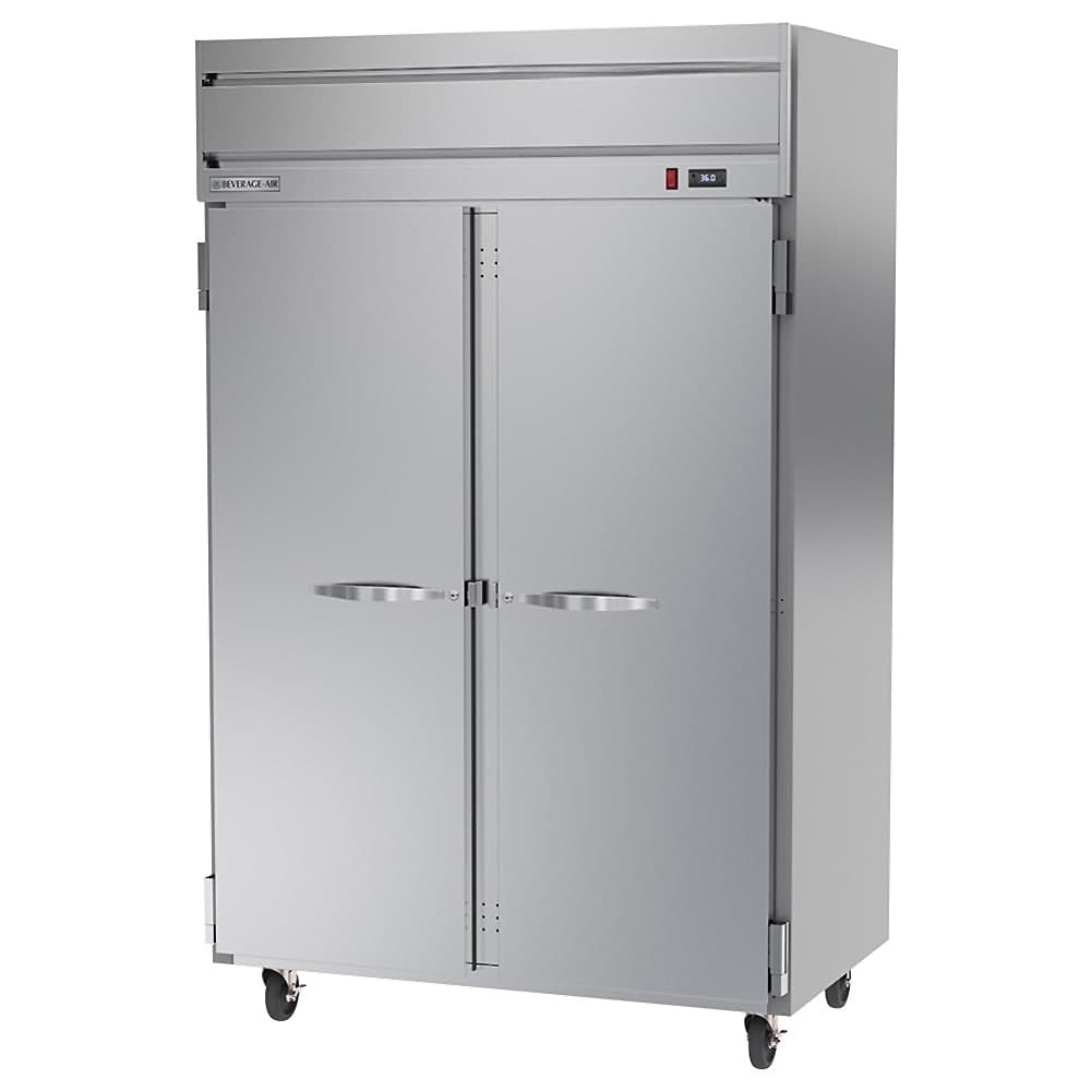 Beverage-Air HR2HC-1S 52" Two Section Reach In Refrigerator, (2) Left/Right Hinge Solid Doors, 115v
