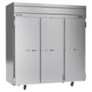 Beverage-Air HR3HC-1S 78" Three Section Reach In Refrigerator, (3) Left/Right Hinge Solid Doors, 115v thumbnail 3