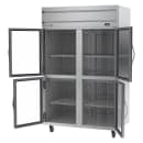 Beverage-Air HRP2HC-1HG 52" Two Section Reach In Refrigerator, (4) Left/Right Hinge Glass Doors, 115v thumbnail 2