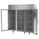 Beverage-Air HRP3HC-1G 78" Three Section Reach In Refrigerator, (3) Left/Right Hinge Glass Doors, 115v thumbnail 2