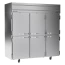 Beverage-Air HRPS3HC-1HS 78" Three Section Reach In Refrigerator, (6) Left/Right Hinge Solid Doors, 115v thumbnail 3