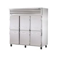 Beverage-Air HRPS3HC-1HS 78" Three Section Reach In Refrigerator, (6) Left/Right Hinge Solid Doors, 115v thumbnail 5