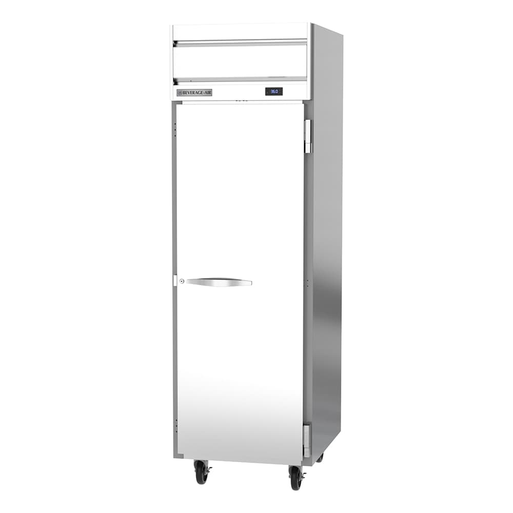 Beverage-Air HRS1HC-1S 26" One Section Reach In Refrigerator, (1) Right Hinge Solid Door, 115v