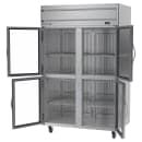 Beverage-Air HRS2HC-1HG 52" Two Section Reach In Refrigerator, (4) Left/Right Hinge Glass Doors, 115v thumbnail 2