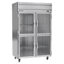 Beverage-Air HRS2HC-1HG 52" Two Section Reach In Refrigerator, (4) Left/Right Hinge Glass Doors, 115v thumbnail 3