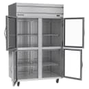 Beverage-Air HRS2HC-1HG 52" Two Section Reach In Refrigerator, (4) Left/Right Hinge Glass Doors, 115v thumbnail 4