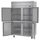 Beverage-Air HRS2HC-1HS 52" Two Section Reach In Refrigerator, (4) Left/Right Hinge Solid Doors, 115v thumbnail 2