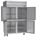 Beverage-Air HRS2HC-1HS 52" Two Section Reach In Refrigerator, (4) Left/Right Hinge Solid Doors, 115v thumbnail 4